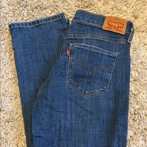 Levi's Blue Straight Leg Jeans
